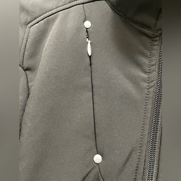 Vuarnet fleece-lined Long Zippered Jacket in Black/Brown - Picture 5 of 12